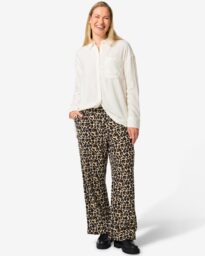 HEMA Damesbroek Selma Luipaard Multi (multi)