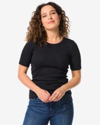Dames T-shirt Clara Rib