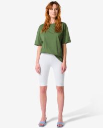 HEMA Dames Biker Legging Nini Wit (wit)
