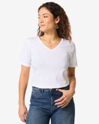 HEMA Dames T-shirt Wit (wit)