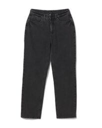 HEMA Dames Jeans Straight Fit Donkergrijs (donkergrijs)