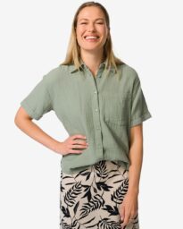 Damesblouse Kai Crinkle