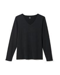 HEMA HEMA Dames Basic T-shirt Zwart (zwart)