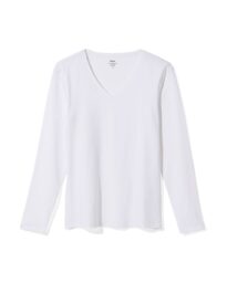 HEMA Dames T-shirt Wit (wit)