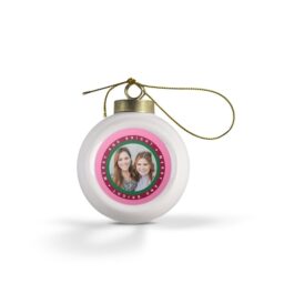 HEMA Kerstbal keramiek set van 2