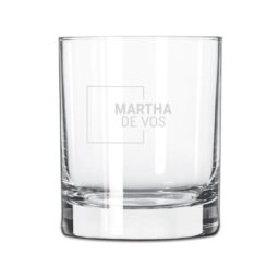 HEMA Whiskeyglas gegraveerd