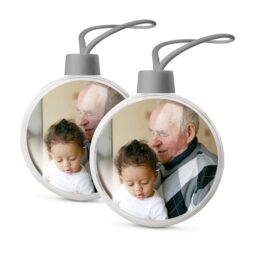 HEMA Foto kerstballen set van 2