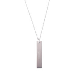 HEMA Ketting met gegraveerde hanger - verticaal