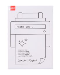 HEMA Papier Mat 170 Grams 25 Vel