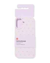 HEMA Telefoonhoes IPhone XR/11 Hartjes Wit