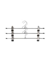 HEMA HEMA Broekhangers Metaal - 3 Stuks (zwart)