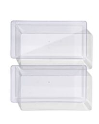 HEMA Bakje Transparant S - 2 Stuks (transparant)