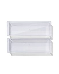 HEMA Bakje Transparant M - 2 Stuks (transparant)