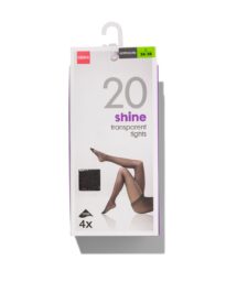 4-pak Glans Pantys 20 Denier