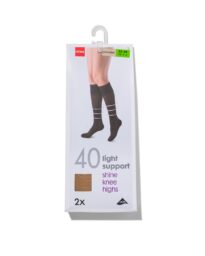 HEMA 2-pak Kniekousen Licht Ondersteunend 40 Denier