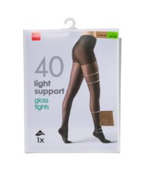 HEMA Light Support Gloss Panty 40 Denier Naturel (naturel)