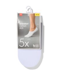 HEMA Sneakersokken 5 Paar Wit (wit)