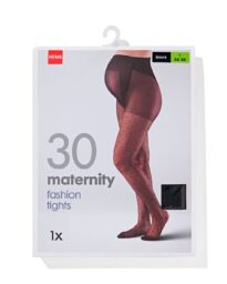 fashion zwangerschapspanty met stippen 40D zwart