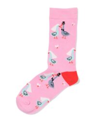 HEMA Sokken Voor Volwassenen &apos;love Birds&apos; Roze (roze)