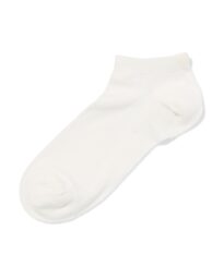 HEMA Heren Enkelsokken Bamboe Wit (wit)