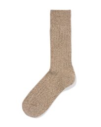 HEMA Herensokken Rib Beige (beige)