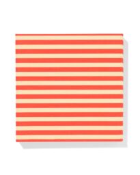 HEMA Servetten 33x33cm Papier Strepen - 20 Stuks (feloranje)