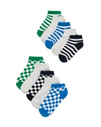 HEMA HEMA Kinder Enkelsokken Rib - 5 Paar Blauw (blauw)