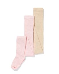 HEMA HEMA Kinder Maillots Structuur - 2 Stuks Roze (roze)