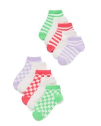 HEMA Kinder Enkelsokken Ruiten - 5 Paar Multicolor (multicolor)