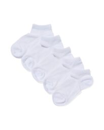 HEMA 5-pak Kinder Enkelsokken Wit (wit)