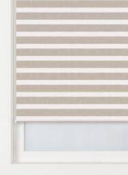 HEMA Duo Rolgordijn Structuur Fijn Lichtdoorlatend Taupe (taupe)