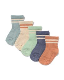 babysokken met bamboe blauw