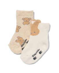 nijntje babysokken terry beige