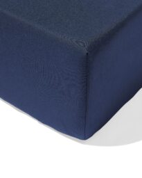 051 Hoeslaken 140x200cm Zacht Katoen Donkerblauw (donkerblauw)