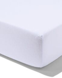 051 Hoeslaken 160x200cm Flanel Wit (wit)
