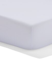 HEMA Topper Hoeslaken Jersey 140x200 Wit (wit)