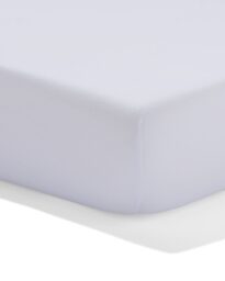 HEMA Topper Hoeslaken Jersey 180x200 Wit (wit)