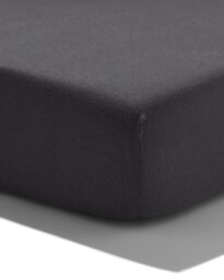 HEMA Topper Hoeslaken 160x200cm Jersey Donkergrijs (donkergrijs)