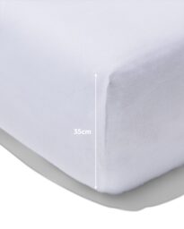 051 Boxspring Hoeslaken 160x200cm Zacht Katoen Wit (wit)