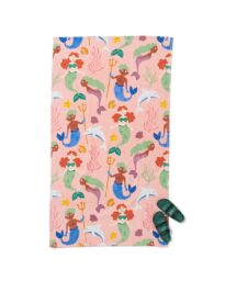 HEMA Kinder Strandlaken 80x140 Zeemeermin (roze)
