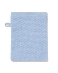 HEMA Tweedekans Washand 16x21cm Recycled Katoen Lichtblauw (lichtblauw)