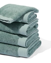 HEMA Handdoeken - hotel extra zacht zeegroen (zeegroen)