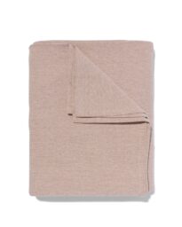 HEMA Tafelkleed chambray katoen beige/goud 140x240 (zand)