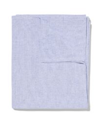 HEMA Tafelkleed Blauw Chambray Katoen 140x240 (blauw)