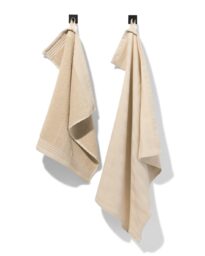 HEMA Set Keuken- En Theedoeken 50x70cm Katoen Greige - 2 Stuks