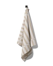 HEMA HEMA Theedoek 65x65 Katoen Taupe (zand)