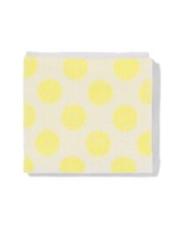 HEMA Keukendoek 50x50cm Katoen Stippen Geel (geel)