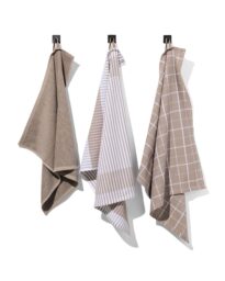 HEMA HEMA Thee- En Keukendoeken Bruin - 4 Stuks (naturel)