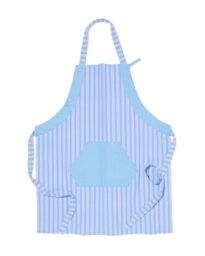 HEMA Schort Katoen Grijsblauw (blauw)