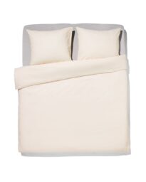 HEMA Dekbedovertrek Zacht Katoen 200x200/220 Grijs-beige (beige)